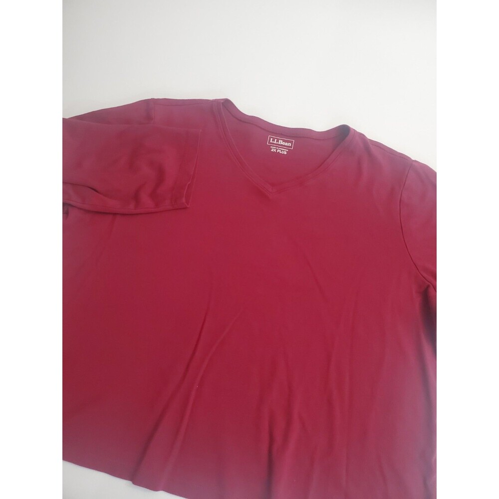 L.L. Bean Women's 3/4 Sleeve Casual Pullover Blouse, 2X‎ Plus
